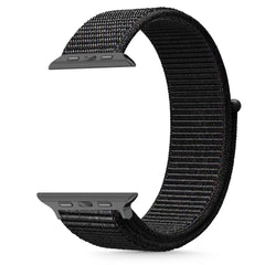BRACELET TECH-PROTECT NYLON APPLE WATCH 6 / 7 / 8 / 9 / 10 / SE / ULTRA 1 / 2 (44 / 45 / 46 / 49 MM) NOIR