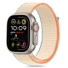 BRACELET TECH-PROTECT NYLON POUR APPLE WATCH 6 / 7 / 8 / 9 / 10 / SE / ULTRA 1 / 2 (44 / 45 / 46 / 49 MM) CRÈME