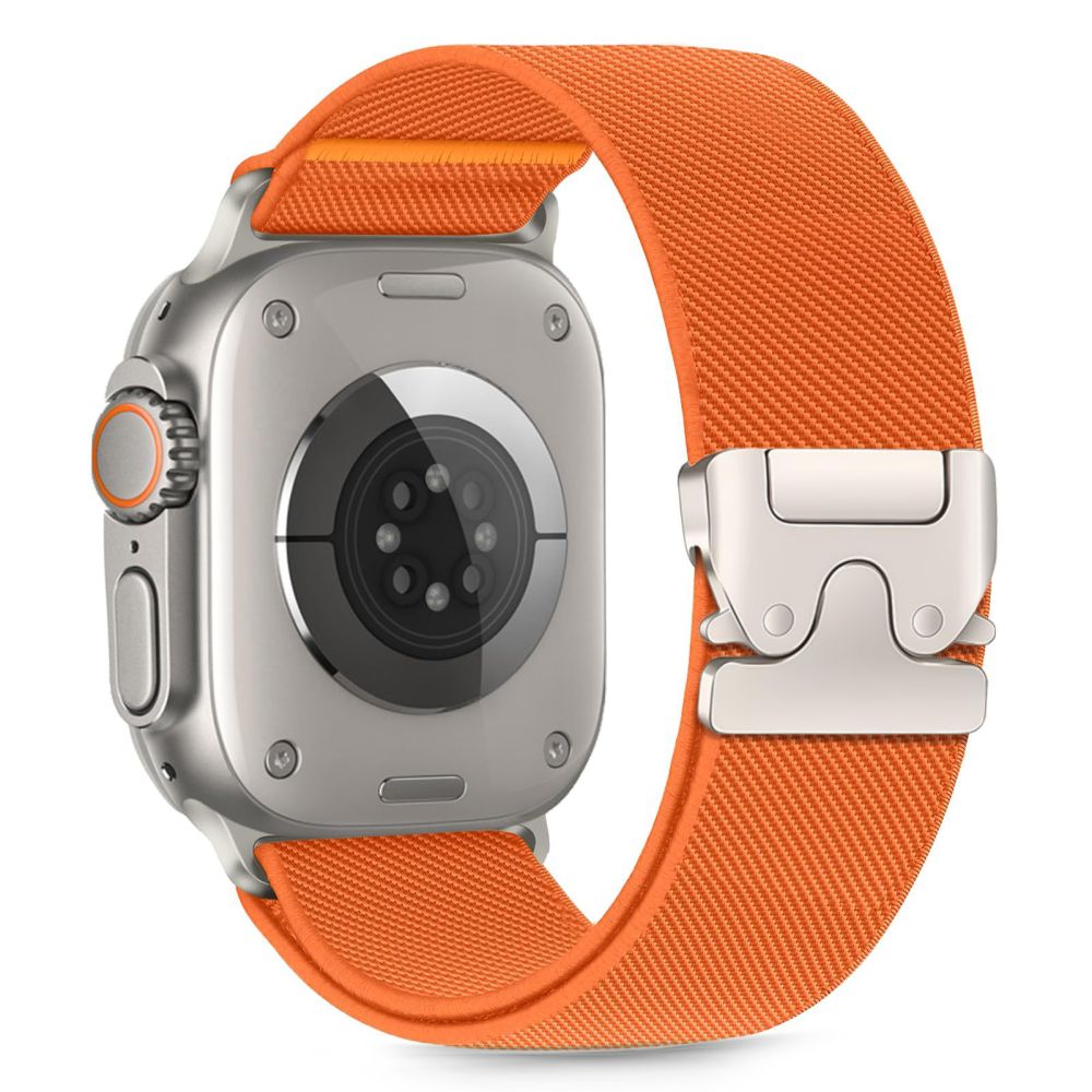 TECH-PROTECT BOUCLE EN NYLON POUR APPLE WATCH 6 / 7 / 8 / 9 / 10 / SE / ULTRA 1 / 2 (44 / 45 / 46 / 49 MM) ORANGE