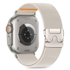 TECH-PROTECT BOUCLE EN NYLON POUR APPLE WATCH 6 / 7 / 8 / 9 / 10 / SE / ULTRA 1 / 2 (44 / 45 / 46 / 49 MM) TITANE