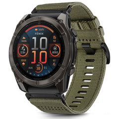 BRACELET TECH-PROTECT NYLON CLASSIC GARMIN FENIX 5X / 5X PLUS / 6X / 6X PRO / 7X / 8 (51 MM) VERT OLIVE