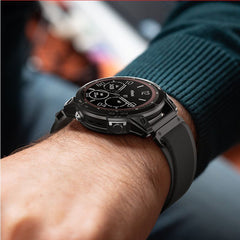 BRACELET TECH-PROTECT NYLON GARMIN FENIX 5 / 6 / 6 PRO / 7 / 8 (47 MM) / E NOIR/ORANGE