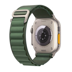 BRACELET DOOP ALPINE EVEREST APPLE WATCH 6 / 7 / 8 / 9 / 10 / SE / ULTRA 1 / 2 (44 / 45 / 46 / 49 MM) VERT MILITAIRE