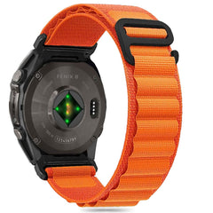 BRACELET TECH-PROTECT NYLON POUR GARMIN FENIX 5X / 5X PLUS / 6X / 6X PRO / 7X / 8 (51 MM) ORANGE