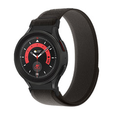 BRACELET TECH-PROTECT NYLON SAMSUNG GALAXY WATCH 4 / 5 / 5 PRO / 6 / 7 / FE NOIR/ORANGE