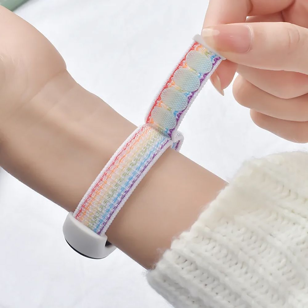 BRACELET EN NYLON POUR XIAOMI MI BAND 8 / 9 / NFC HEYBAND NYLON NOIR