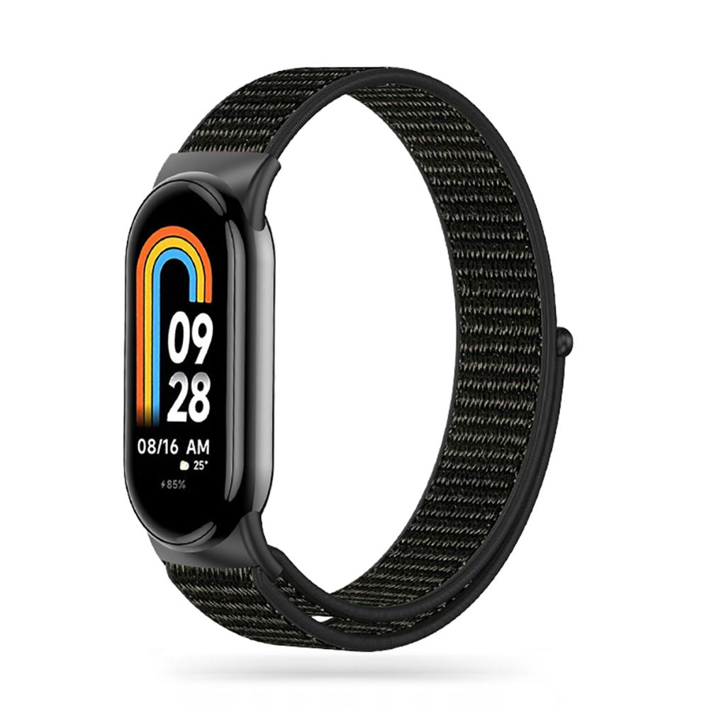 BRACELET EN NYLON POUR XIAOMI MI BAND 8 / 9 / NFC HEYBAND NYLON NOIR