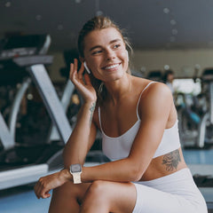 BRACELET TECH-PROTECT NYLONMAG APPLE WATCH 6 / 7 / 8 / 9 / 10 / SE (40 / 41 / 42 MM) BLEU BÉBÉ