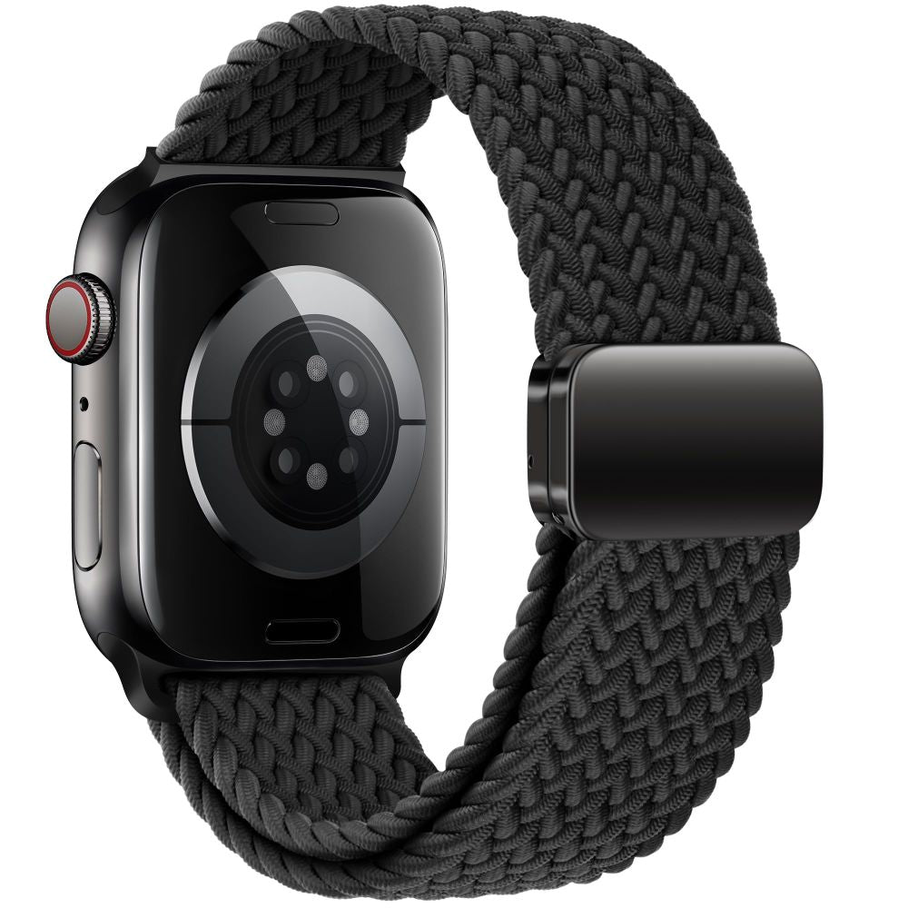 BRACELET TECH-PROTECT NYLONMAG APPLE WATCH 6 / 7 / 8 / 9 / 10 / SE (40 / 41 / 42 MM) NOIR