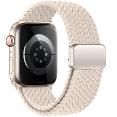 BRACELET TECH-PROTECT NYLONMAG APPLE WATCH 6 / 7 / 8 / 9 / 10 / SE (40 / 41 / 42 MM) TITANE NATUREL