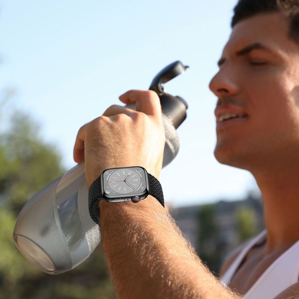 BRACELET TECH-PROTECT NYLONMAG APPLE WATCH 6 / 7 / 8 / 9 / 10 / SE (40 / 41 / 42 MM) PERIWINKLE