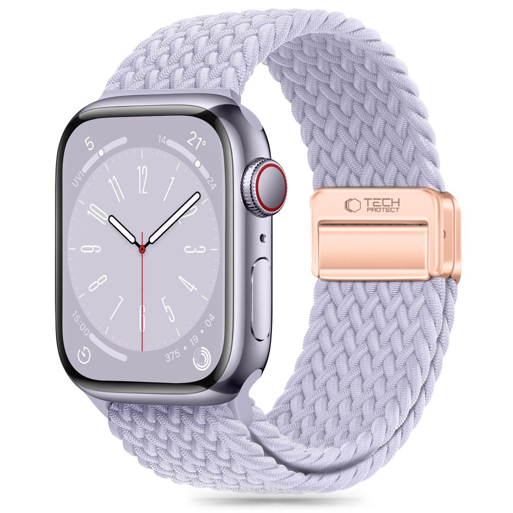 BRACELET TECH-PROTECT NYLONMAG APPLE WATCH 6 / 7 / 8 / 9 / 10 / SE (40 / 41 / 42 MM) PERIWINKLE