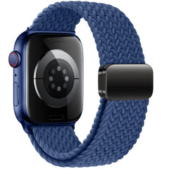 BRACELET DOOP NYLONMAG APPLE WATCH 6 / 7 / 8 / 9 / 10 / SE / ULTRA 1 / 2 (44 / 45 / 46 / 49 MM) MONTEGO BLEU