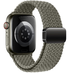 BRACELET DOOP NYLONMAG APPLE WATCH 6 / 7 / 8 / 9 / 10 / SE / ULTRA 1 / 2 (44 / 45 / 46 / 49 MM) GRIS OLIVE