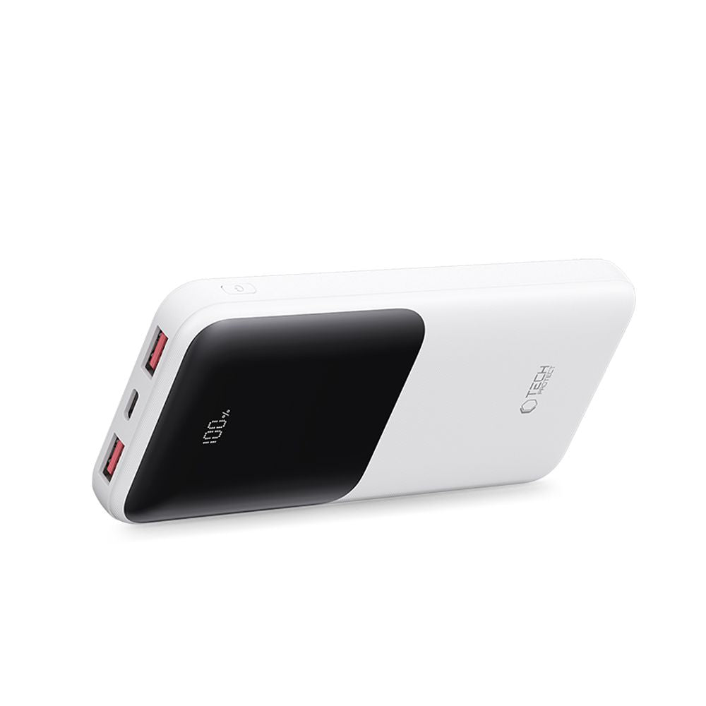 BANQUE D'ÉNERGIE TECH-PROTECT PB01 10000MAH 22.5W BLANCHE