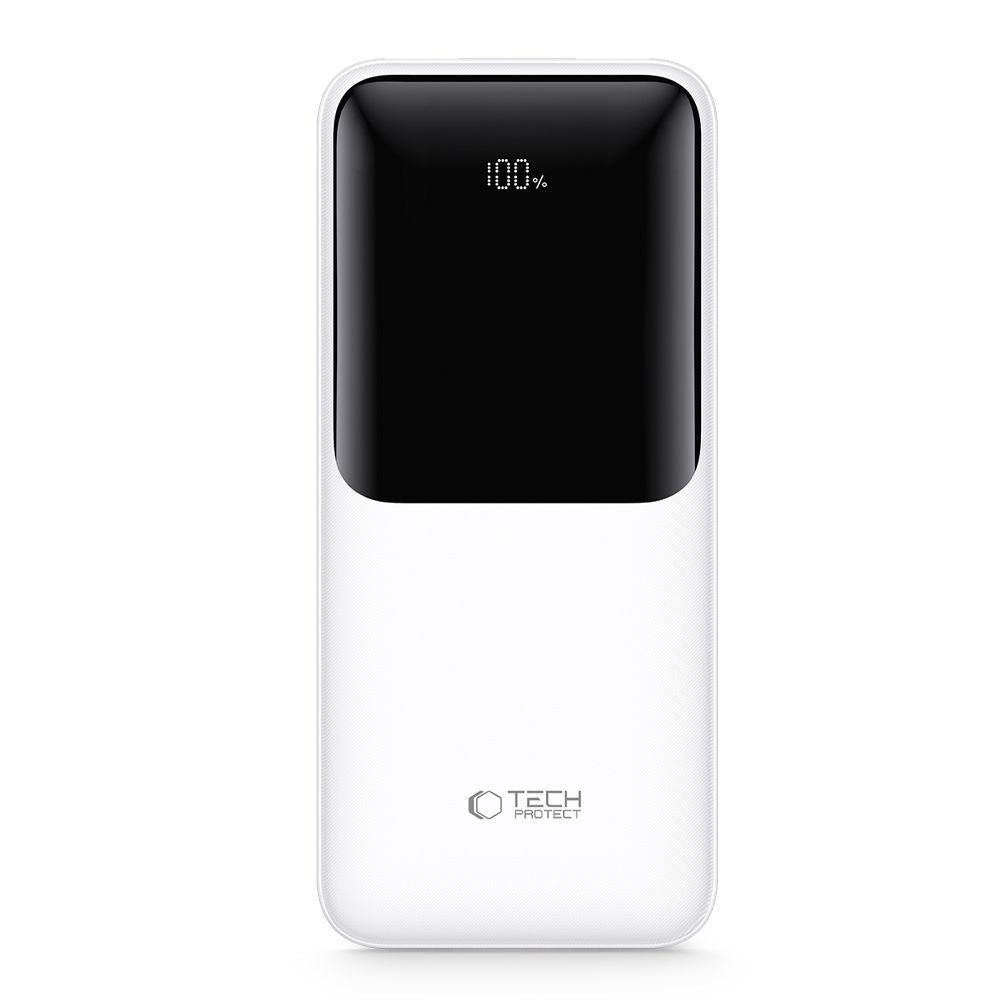 BANQUE D'ÉNERGIE TECH-PROTECT PB01 10000MAH 22.5W BLANCHE