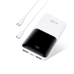 BANQUE D'ÉNERGIE TECH-PROTECT PB01 10000MAH 22.5W BLANCHE