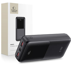 BANQUE D'ÉNERGIE TECH-PROTECT PB02 20000MAH 22.5W NOIRE