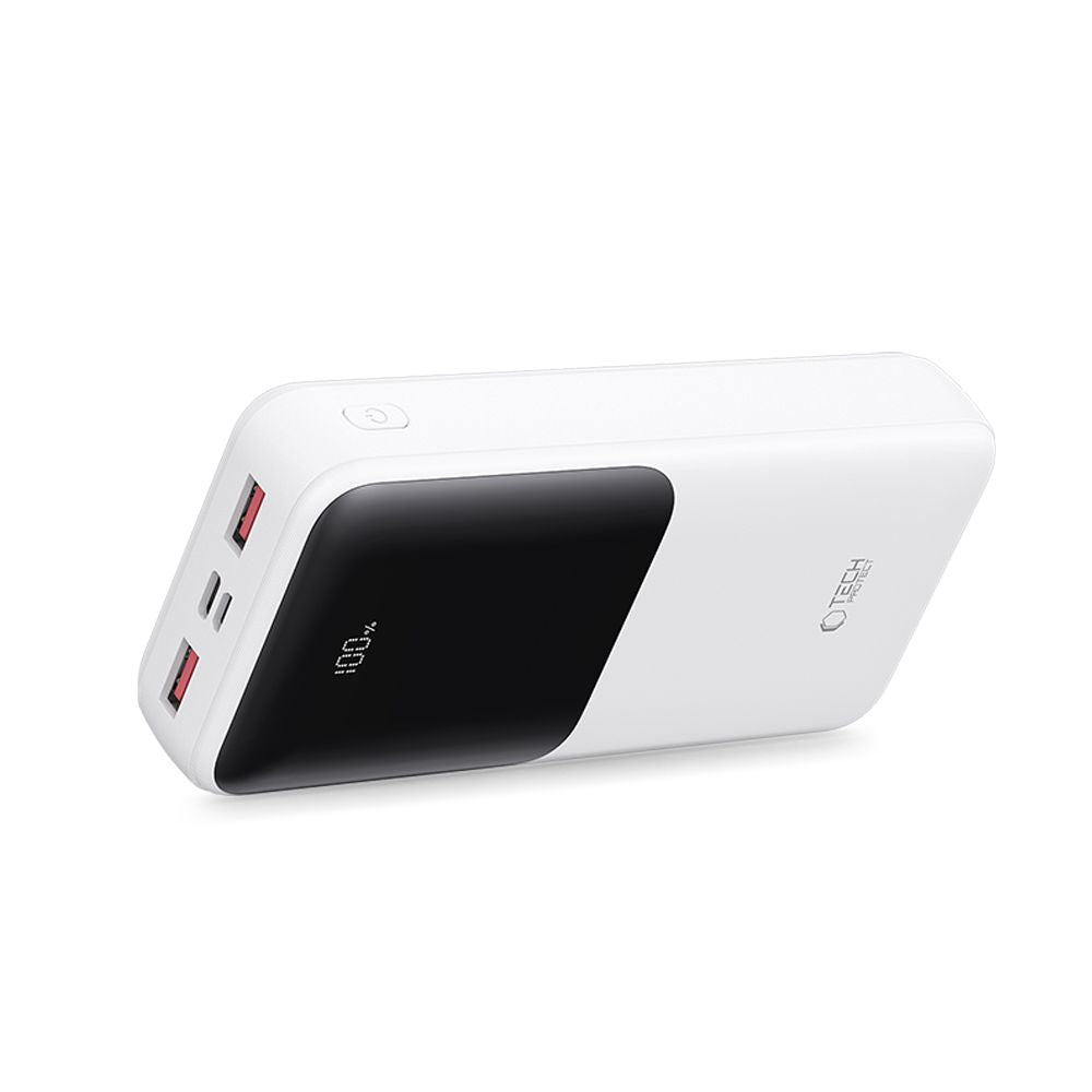BANQUE D'ÉNERGIE TECH-PROTECT PB02 20000MAH 22.5W BLANCHE