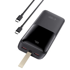 BANQUE D'ÉNERGIE TECH-PROTECT PB03 30000MAH 22.5W NOIRE