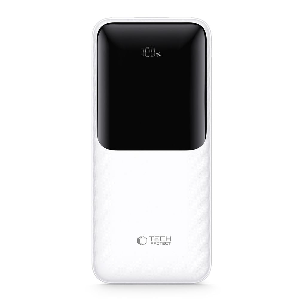 BANQUE D'ÉNERGIE TECH-PROTECT PB03 30000MAH 22.5W BLANCHE