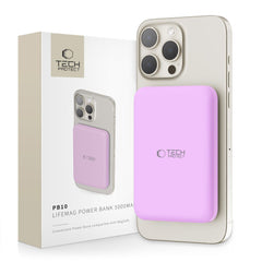 TECH-PROTECT PB10 LIFEMAG MAGSAFE BANQUE D'ÉNERGIE 5000MAH LILAS