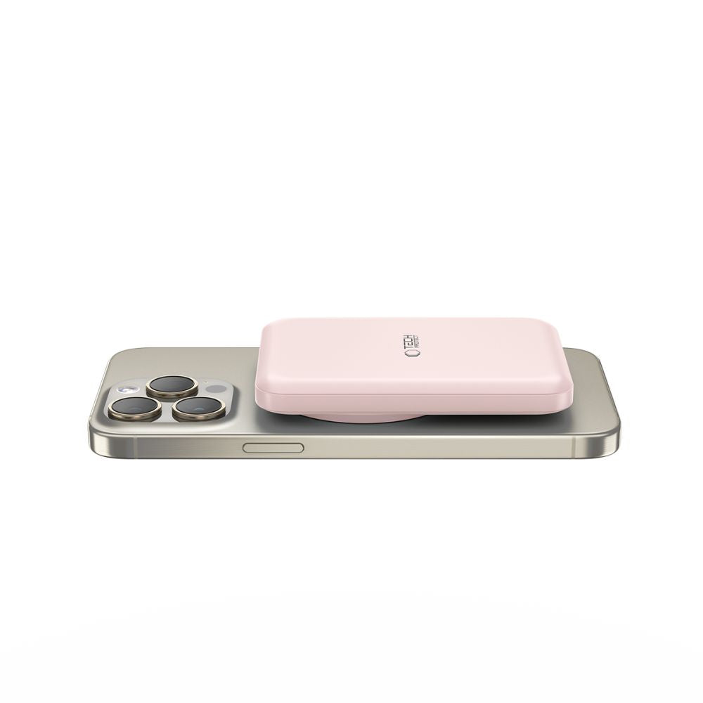 TECH-PROTECT PB10 LIFEMAG MAGSAFE BANQUE D'ÉNERGIE 5000MAH ROSE