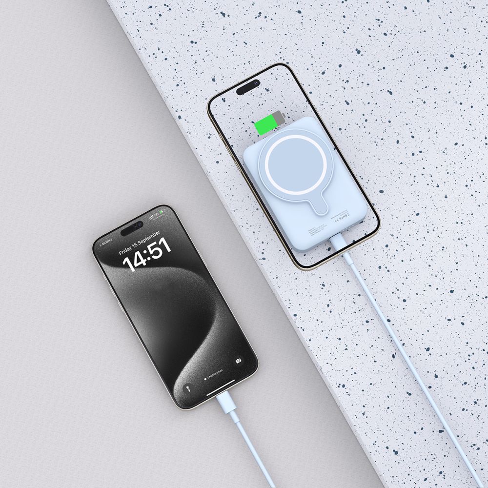 TECH-PROTECT PB11 LIFEMAG MAGSAFE BANQUE D'ÉNERGIE 10000MAH BLEUE