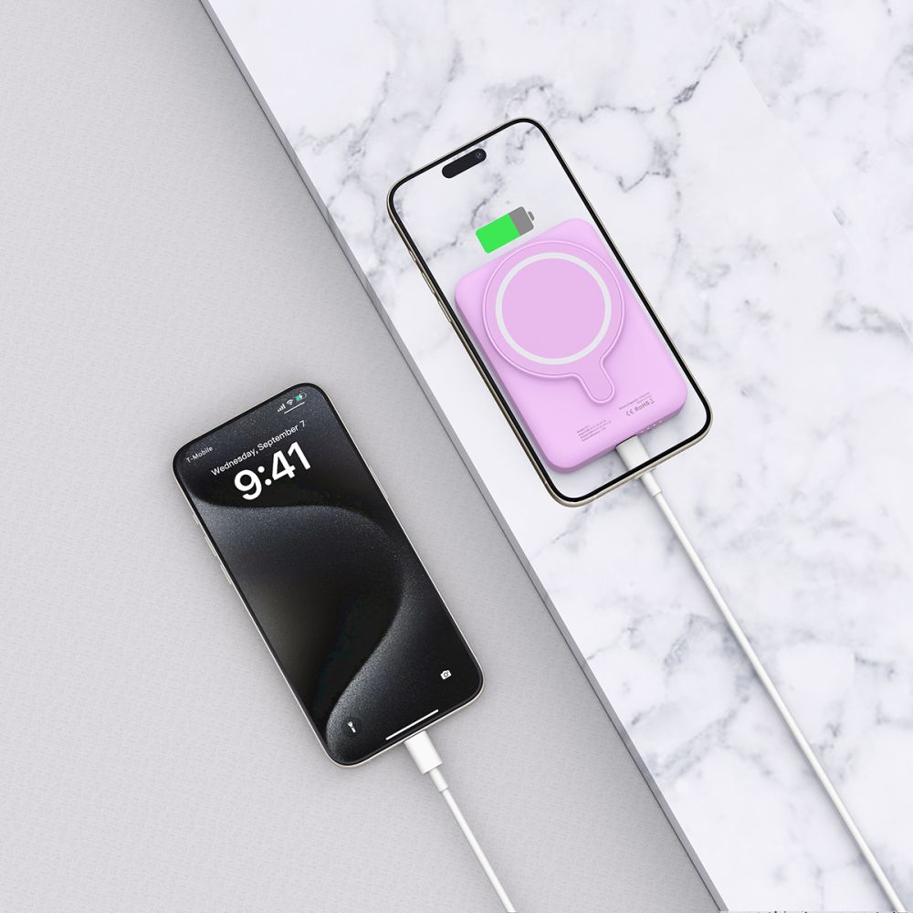 TECH-PROTECT PB11 LIFEMAG MAGSAFE BANQUE D'ÉNERGIE 10000MAH LILAS