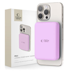 TECH-PROTECT PB11 LIFEMAG MAGSAFE BANQUE D'ÉNERGIE 10000MAH LILAS