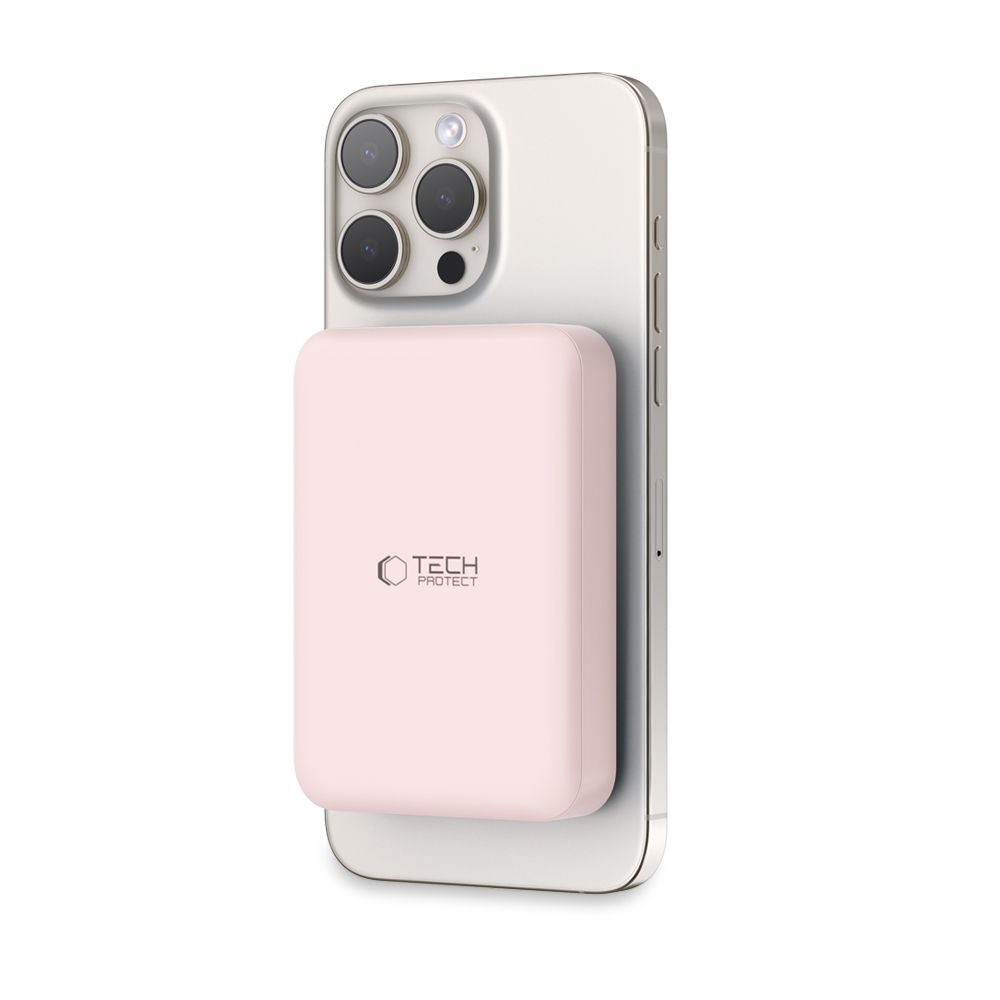 TECH-PROTECT PB11 LIFEMAG MAGSAFE BANQUE D'ÉNERGIE 10000MAH ROSE
