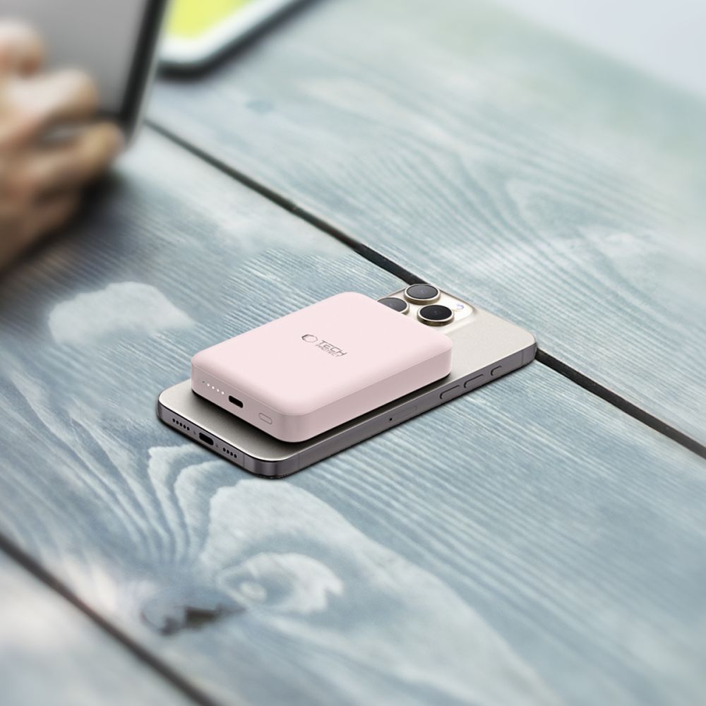 TECH-PROTECT PB11 LIFEMAG MAGSAFE BANQUE D'ÉNERGIE 10000MAH ROSE