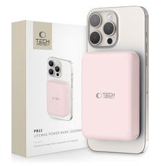 TECH-PROTECT PB11 LIFEMAG MAGSAFE BANQUE D'ÉNERGIE 10000MAH ROSE