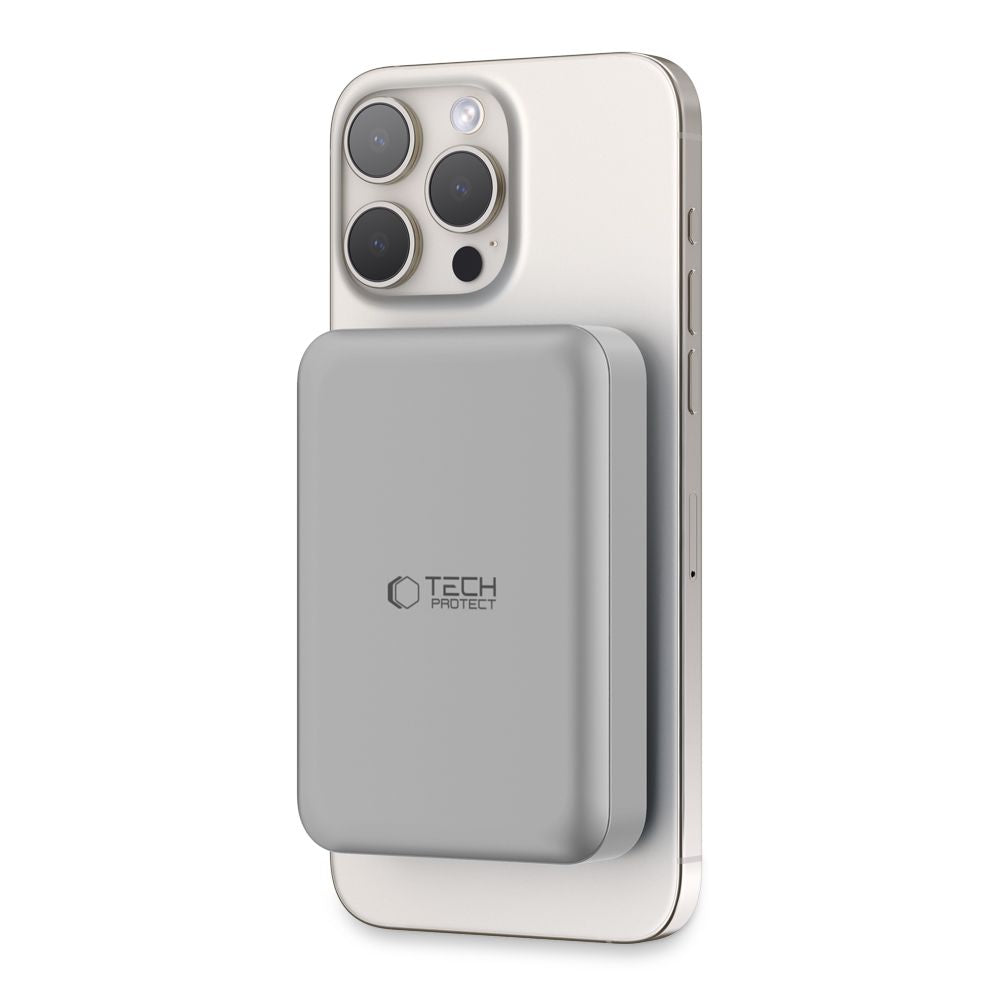 TECH-PROTECT PB11 LIFEMAG MAGSAFE BANQUE D'ÉNERGIE 10000MAH TITANE