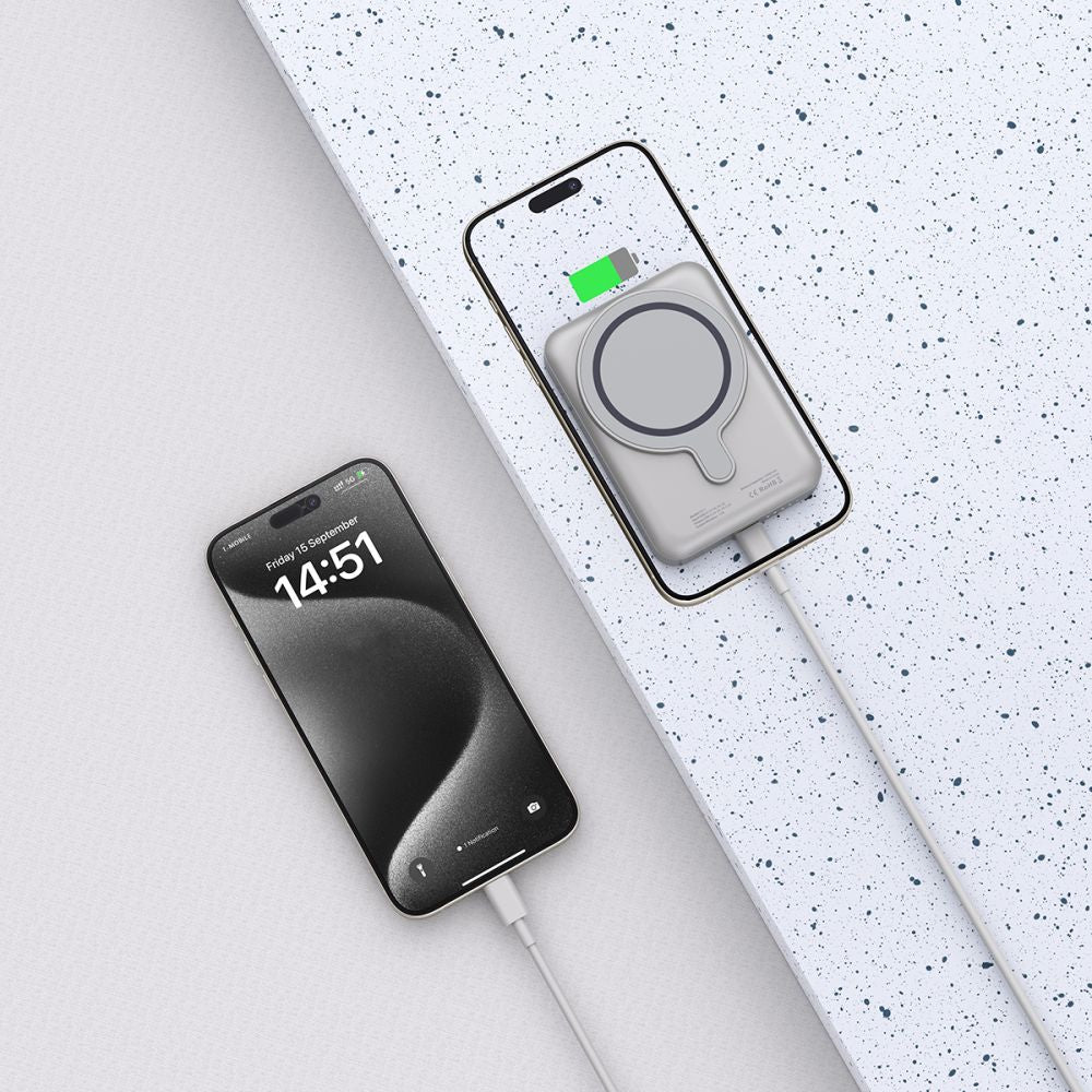 TECH-PROTECT PB11 LIFEMAG MAGSAFE BANQUE D'ÉNERGIE 10000MAH TITANE