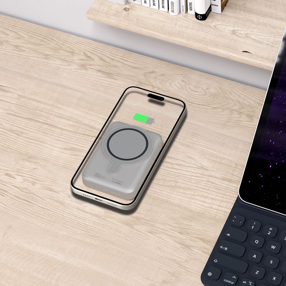 TECH-PROTECT PB11 LIFEMAG MAGSAFE BANQUE D'ÉNERGIE 10000MAH TITANE