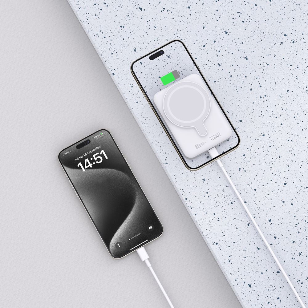 TECH-PROTECT PB11 LIFEMAG MAGSAFE BANQUE D'ÉNERGIE 10000MAH BLANCHE