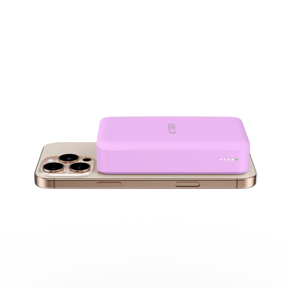 TECH-PROTECT PB12 LIFEMAG MAGSAFE BANQUE D'ÉNERGIE 20000MAH LILAS