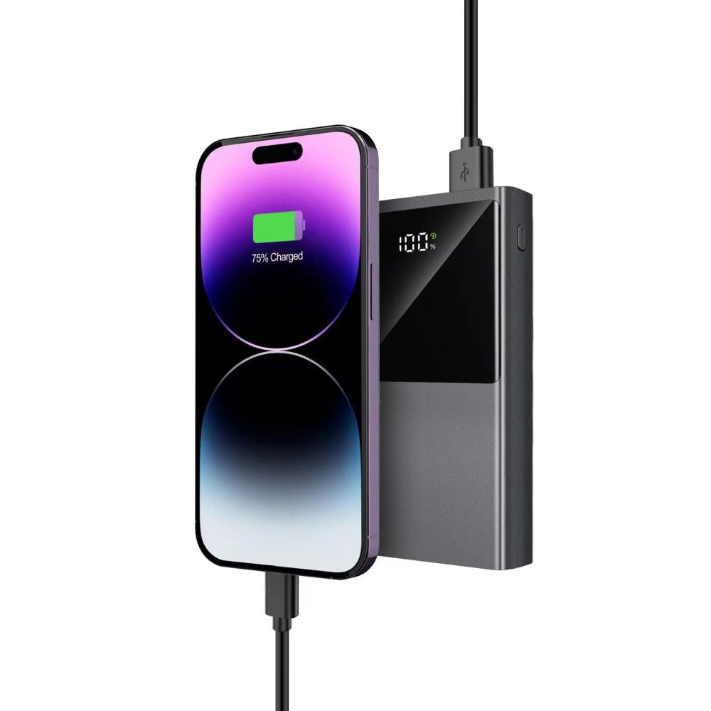BANQUE D'ÉNERGIE TECH-PROTECT PB13-22.5W BANQUE D'ÉNERGIE 20000MAH GRIS