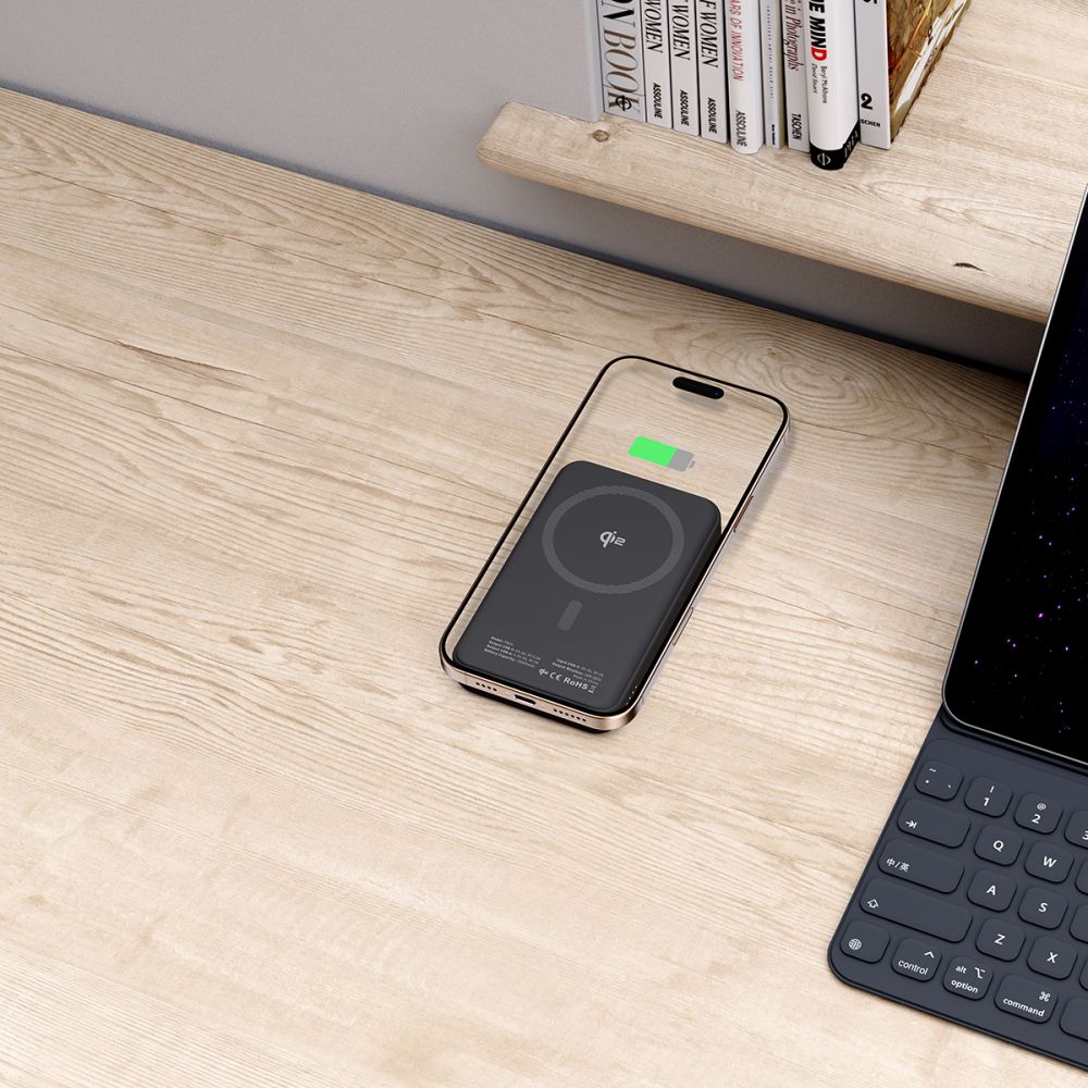 TECH-PROTECT PB24 LIFEMAG QI2 MAGSAFE BANQUE D'ÉNERGIE 10000MAH NOIRE