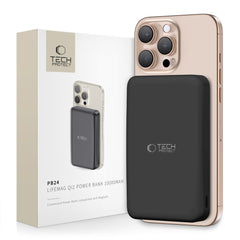 TECH-PROTECT PB24 LIFEMAG QI2 MAGSAFE BANQUE D'ÉNERGIE 10000MAH NOIRE