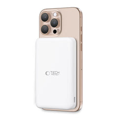 TECH-PROTECT PB24 LIFEMAG QI2 MAGSAFE BANQUE D'ÉNERGIE 10000MAH BLANCHE