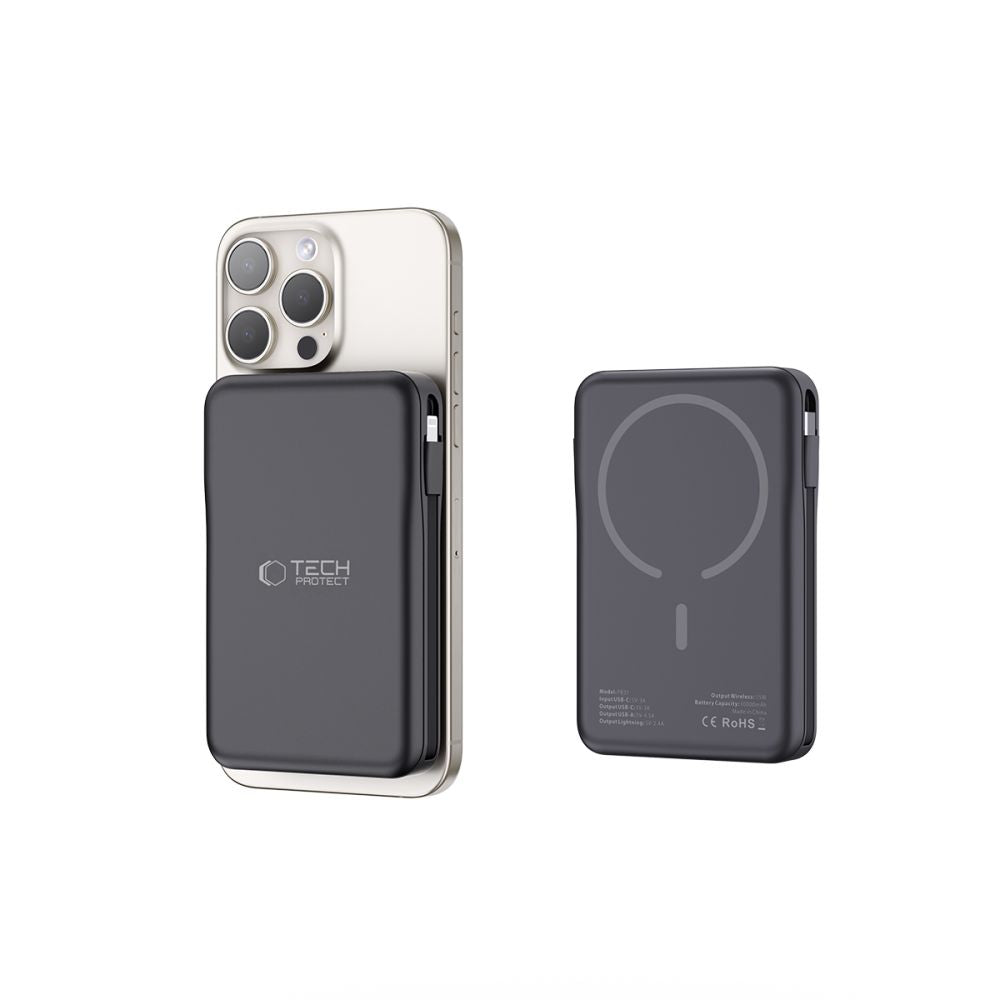TECH-PROTECT PB31 LIFEMAG MAGSAFE BANQUE D'ÉNERGIE 10000MAH NOIRE