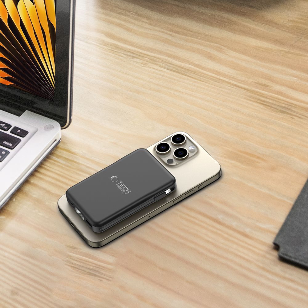 TECH-PROTECT PB31 LIFEMAG MAGSAFE BANQUE D'ÉNERGIE 10000MAH NOIRE