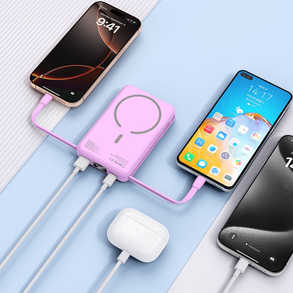 TECH-PROTECT PB31 LIFEMAG MAGSAFE BANQUE D'ÉNERGIE 10000MAH LAVANDE
