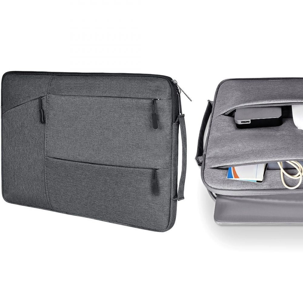 SAC À DOS LAPBAG POCKET POUR ORDINATEUR PORTABLE 13 GRIS FONCÉ