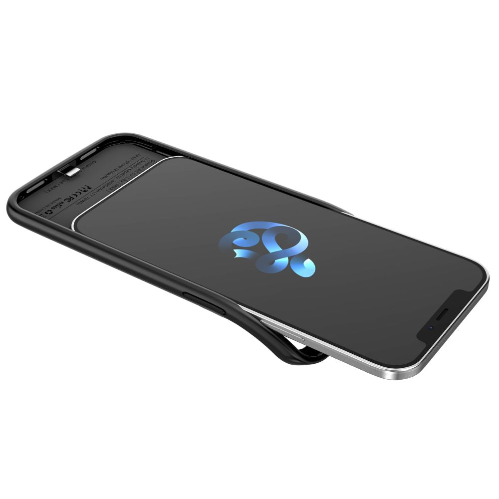COUVERTURE TECH-PROTECT POWERCASE 4800MAH IPHONE 12/12 PRO NOIR