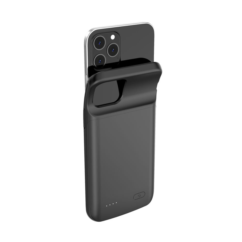 COUVERTURE TECH-PROTECT POWERCASE 4800MAH IPHONE 12/12 PRO NOIR