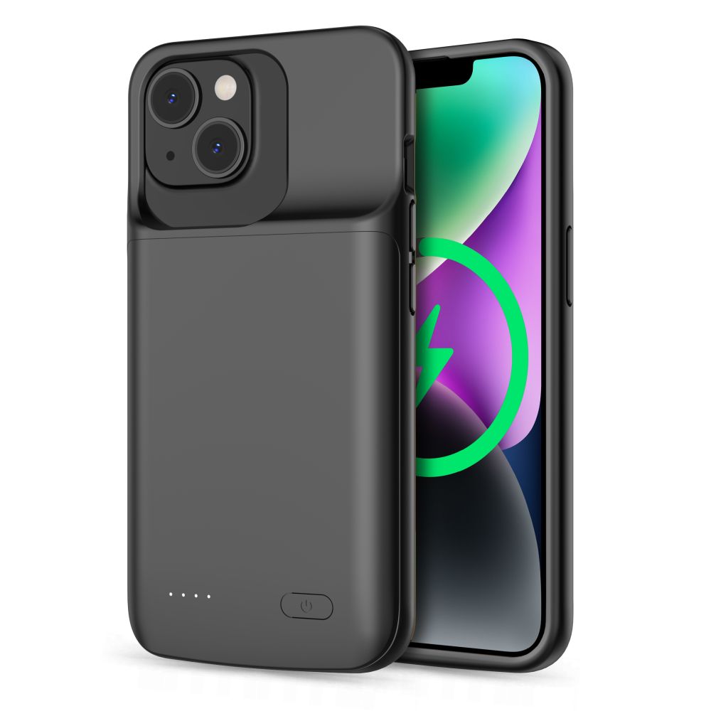 COQUE TECH-PROTECT POWERCASE 4800MAH IPHONE 14 / 14 PRO NOIRE
