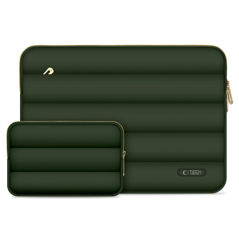 SAC TECH-PROTECT PUFFY POUR ORDINATEUR PORTABLE 13-14 VERT ARMÉE